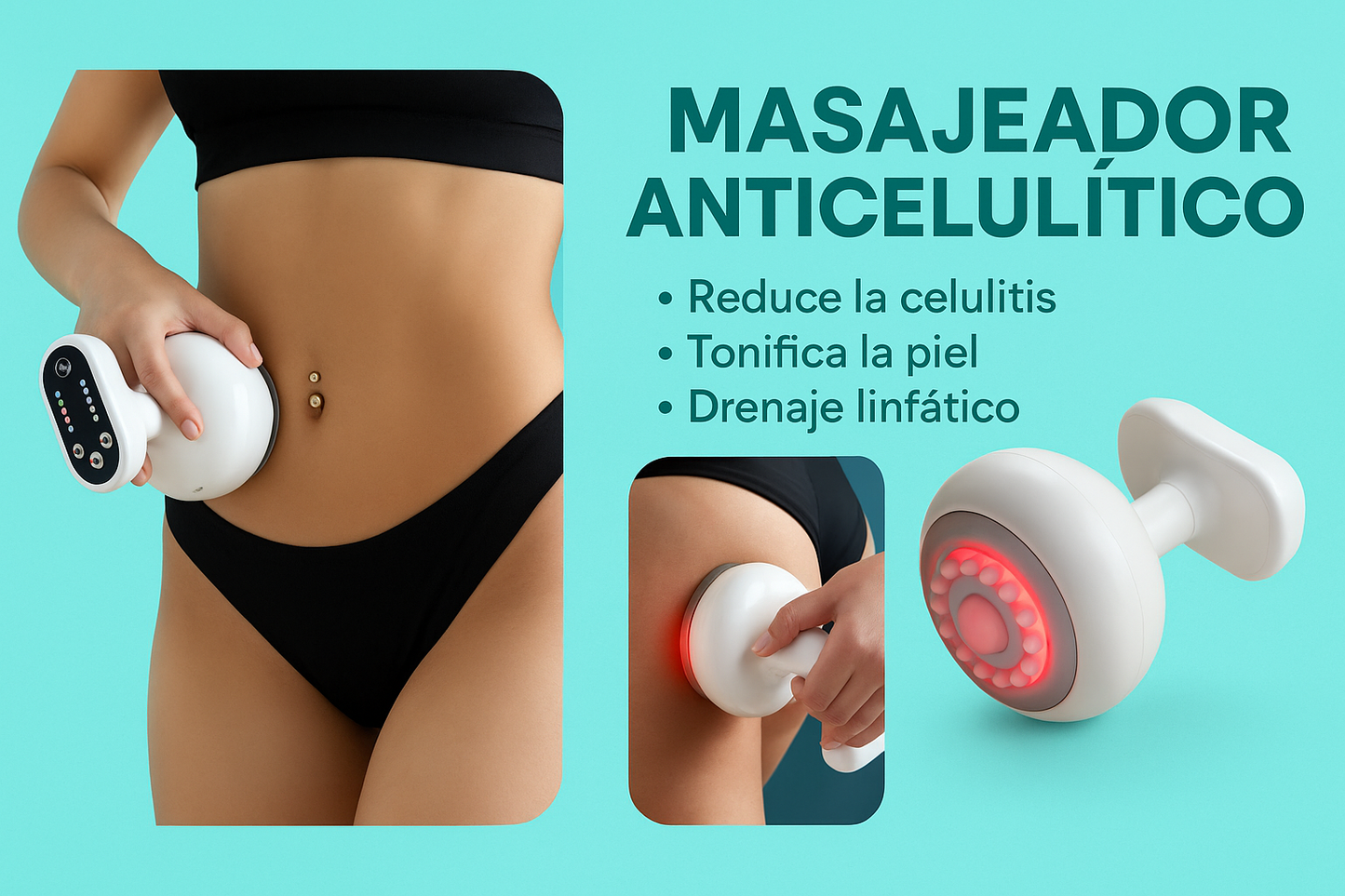 Masajeador Anticelulítico por Succión y Calor