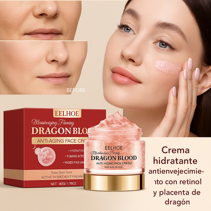 Crema hidratante antienvejecimiento con retinol placenta de dragón