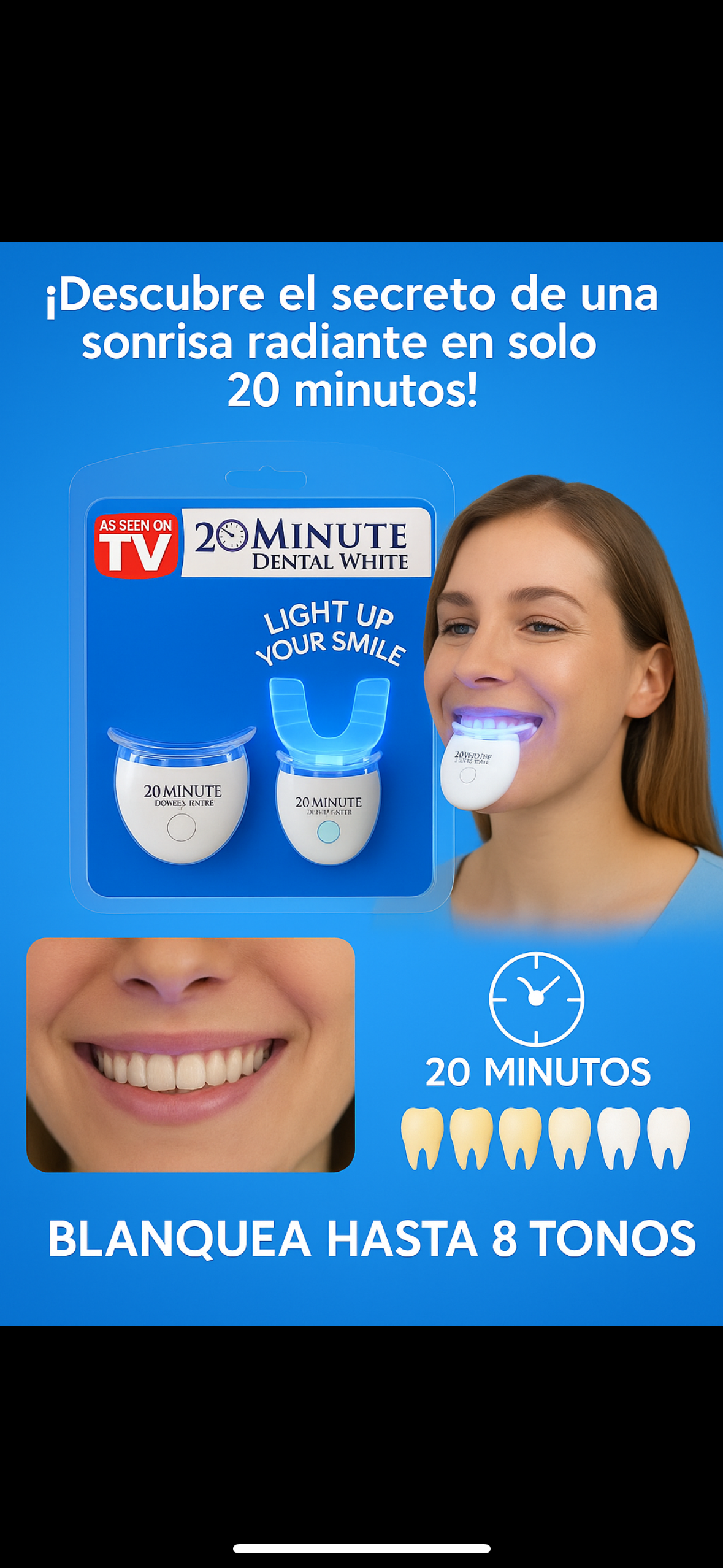 Blanqueador dental UV